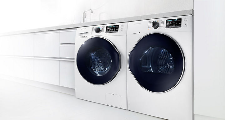Samsung compact on sale washer dryer set
