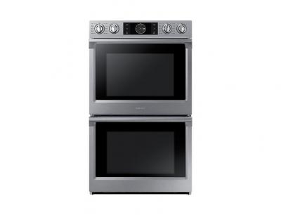 30" Samsung 10.2 Cu. Ft. Convection Double Oven With Steam Bake And Flex Duo - NV51K7770DS