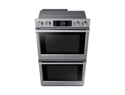 30" Samsung 10.2 Cu. Ft. Convection Double Oven With Steam Bake And Flex Duo - NV51K7770DS