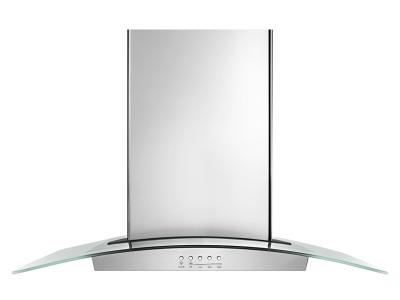 36" Whirlpool Convertible Glass Kitchen Range Hood With Quiet Partner Blower - WVW75UC6DS