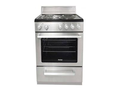 24" Danby 2.5 Cu. Ft. Free Standing Electric Range In Stainless Steel - DERM240BSSC