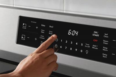 30" Frigidaire Gallery 5.4 Cu. Ft. Freestanding Induction Range With Air Fry In Stainless Steel - GCRI305CAF