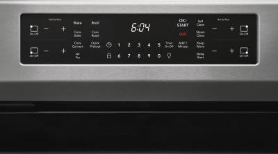 30" Frigidaire Gallery 5.4 Cu. Ft. Freestanding Induction Range With Air Fry In Stainless Steel - GCRI305CAF