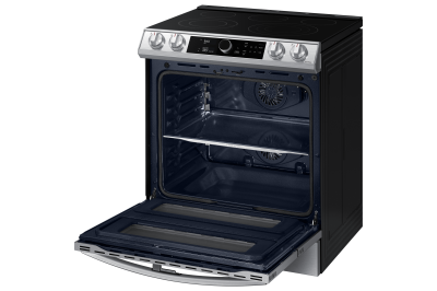 30" Samsung 6.3 Cu. Ft. Electric Range With Flex Duo And Air Fry In Stainless Steel - NE63T8751SS/AC