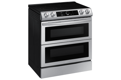 30" Samsung 6.3 Cu. Ft. Electric Range With Flex Duo And Air Fry In Stainless Steel - NE63T8751SS/AC