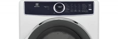 27" Electrolux 8.0 Cu. Ft. Front Load Gas Dryer in White - ELFG7537AW