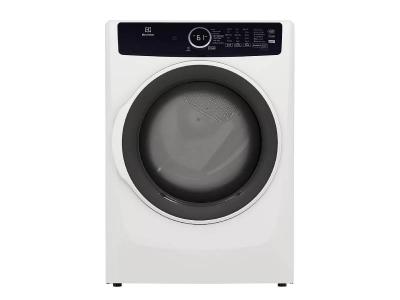 27" Electrolux 8.0 Cu. Ft. Front Load Electric Dryer in White - ELFE743CAW