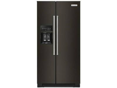 36" KitchenAid 22.6 Cu. Ft. Counter-Depth Side-by-Side Refrigerator - KRSC703HBS