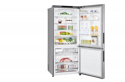 28" LG 15 Cu. Ft. Counter-Depth Bottom-Freezer Refrigerator - LBNC15251V