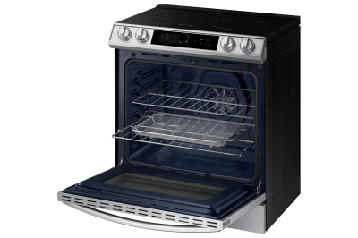 30" Samsung 6.3 Cu. Ft. Induction Range With Wi-Fi And Air Fry In Fingerprint Resistant Stainless Steel - NE63T8911SS