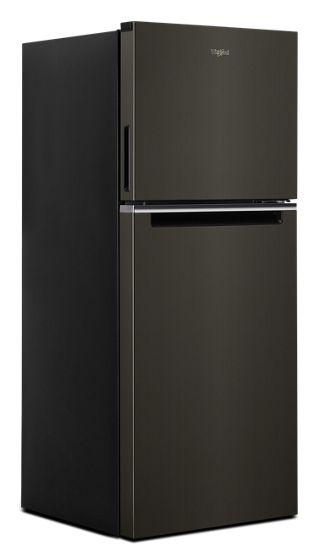 24" Whirlpool 11.6 Cu. Ft. Top-Freezer Refrigerator In Fingerprint Resistant Black Stainless - WRT312CZJV