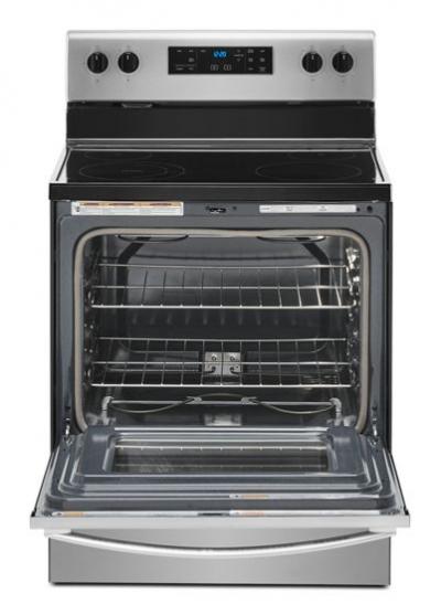 30" Whirlpool 5.3 Cu. Ft. Eelectric Range With Frozen Bake Technology In Stainless Steel - YWFE515S0JS