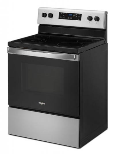 30" Whirlpool 5.3 Cu. Ft. Eelectric Range With Frozen Bake Technology In Stainless Steel - YWFE515S0JS