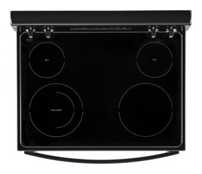 30" Whirlpool 5.3 Cu. Ft. Electric Range With Frozen Bake Technology In Black - YWFE515S0JB