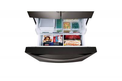 36" LG 22 Cu.Ft. WiFi Enabled Counter Depth French Door Refrigerator - LFXC22526D