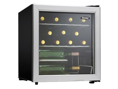 18" Danby Countertop Wine Cooler 17.00 Bottles - DWC172BLPDB