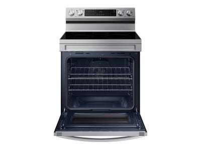 30" Samsung 6.3 Cu. Ft. Freestanding Electric Range With Air Fry And Wi-fi In Stainless Steel - NE63A6511SS