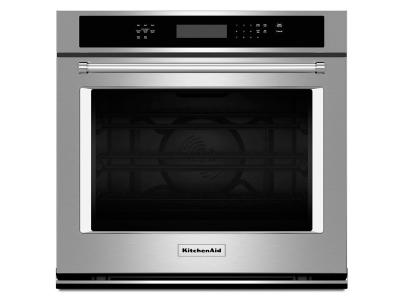 30" KitchenAid 5.0 Cu. Ft. Single Wall Oven With Even-Heat True Convection - KOSE500ESS