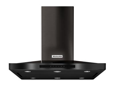 36" KitchenAid Island-Mount, 3-Speed Canopy Hood - KVIB606DBS