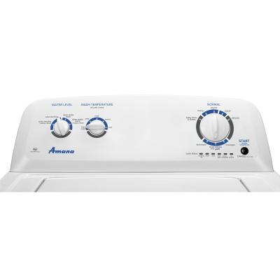 28"  Amana 4.0 Cu. Ft. Top-Load Washer With Dual Action Agitator - NTW4516FW