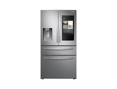 36" Samsung 28 cu. ft. French Door Refrigerator With 21.5” Touch Screen Family Hub - RF28R7551SR