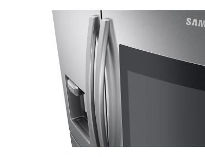 36" Samsung 28 cu. ft. French Door Refrigerator With 21.5” Touch Screen Family Hub - RF28R7551SR