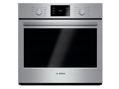 30" Bosch 4.6 Cu. Ft. 500 Series Single Wall Oven In Stainless Steel - HBL5451UC