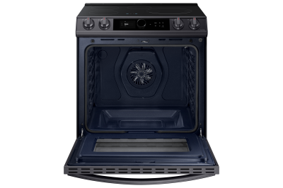 30" Samsung 6.3 Cu. Ft. Induction Range With Wi-Fi And Air Fry In Fingerprint Resistant Black Stainless Steel - NE63T8911SG/AC